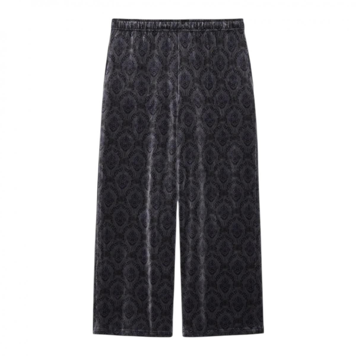 marka <BR> 30/- Organic Cotton Velour Jacquard Track Pants