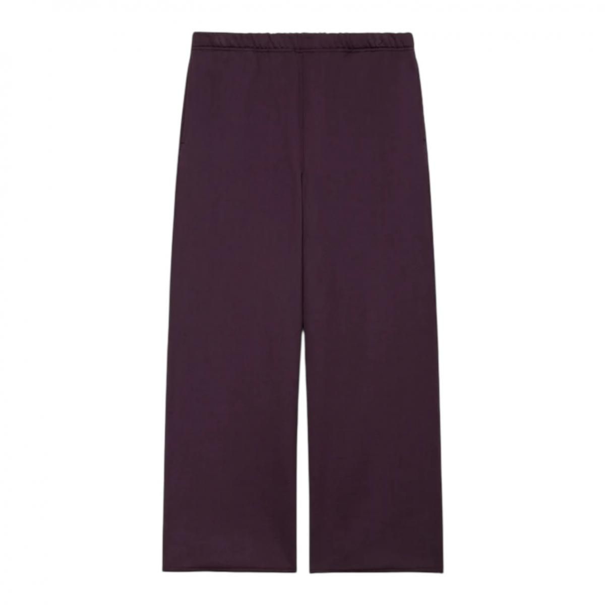 MARKAWARE <BR>WIDE GYM PANTS (D.PURPLE)