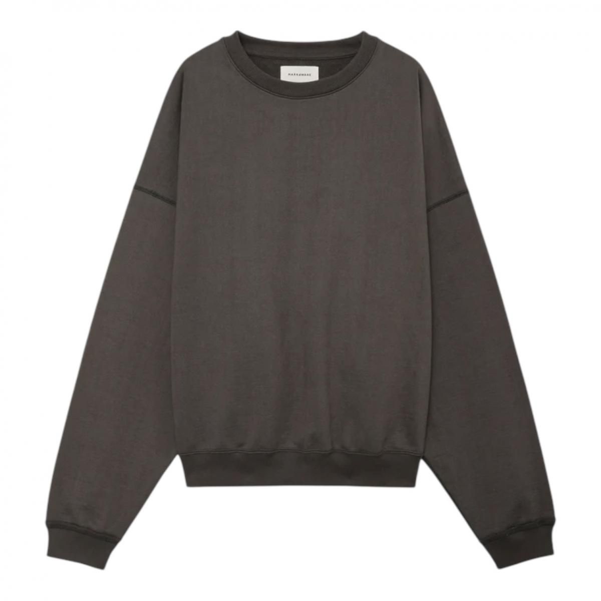 MARKAWARE <BR> HUGE SWEAT SHORT (CHARCOAL)