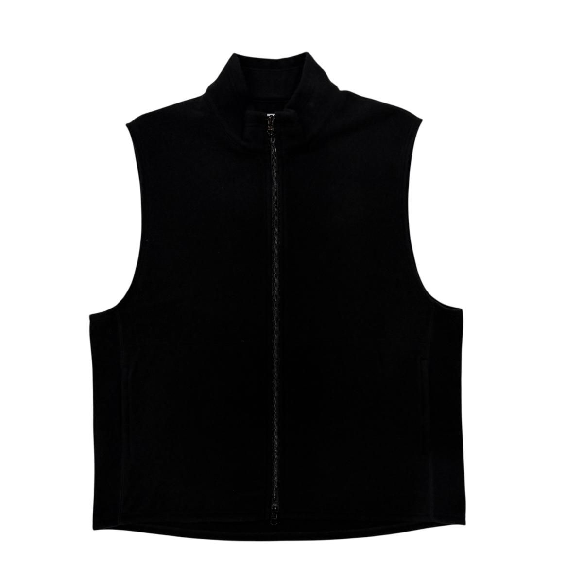 marka <BR>Super 130S Wool Napping Zip Up Vest