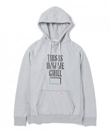 BEDWIN L/S PULLOVER HOODED SWEAT "ANTHONY" (GRAY)