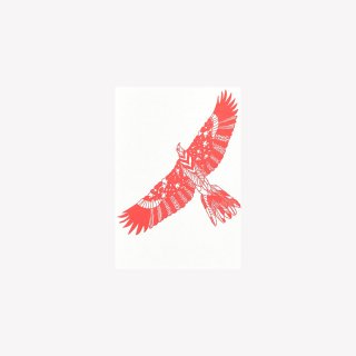 ポストカード  FLY LIKE AN EAGLE  (Red)