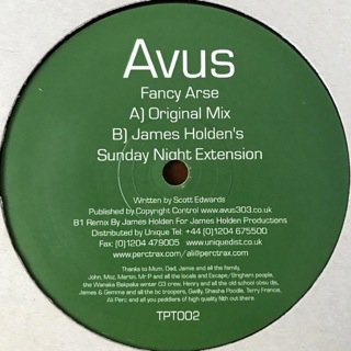 Avus - Fancy Arse - SUNLINE RECORDS