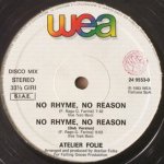 Atelier Folie - No Rhyme, No Reason