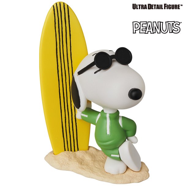 UDF PEANUTS シリーズ8 JOE COOL SNOOPY w/ SURFBOARD - ** marotom TOY **