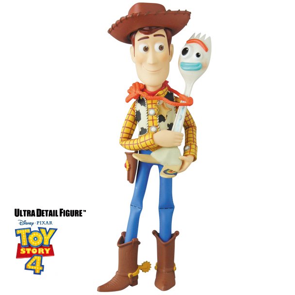 UDF TOY STORY 4【WOODY & FORKY】 - ベアブリックのお店 レア・シークレットあります ** marotom TOY **