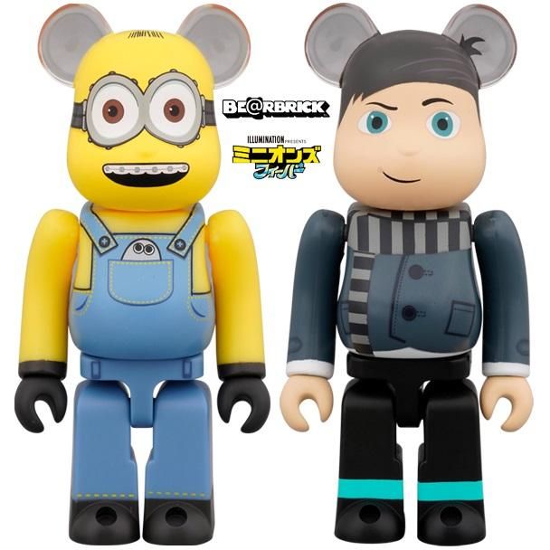 ベアブリック OTTO & YOUNG GRU 100％ 2PACK【ミニオンズ】 - ベアブリックのお店** marotom TOY **