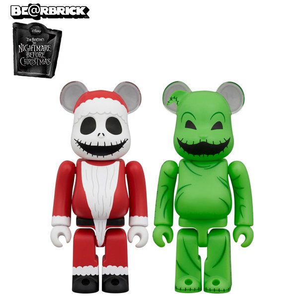 BE@RBRICK SANTA JACK & OOGIE BOOGIE 2PCS SET - ベアブリックのお店** marotom TOY **