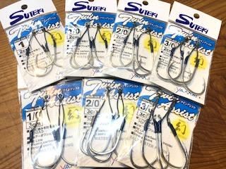 ステキ針 ヤマイ 幻ツインフック 3cm 各針サイズ入荷 青物ジギングやパワースローにも ステキ針 ヤマイ 幻ツインフック 3cm 各針サイズ入荷 青物ジギングやパワースローにも