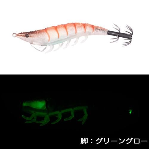 ジークラック餌木助2.5号ナチュラルカラー三色イカメタルオモリグ