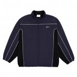 GRAND COLLECTION Full Zip Nylon Fleece Jacket - Navy/Black