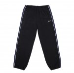GRAND COLLECTION Fleece Pant with Nylon  - Navy/Black