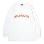 HELLRAZOR Arch Logo L/S Shirt - White