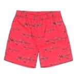 HELLRAZOR Metal Script Shorts - Red