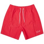 POLAR SKATE CO. Seersucker Swim Shorts - Berry