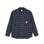 POLAR SKATE CO. Flannel Shirt - Rich Navy
