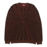 HELLRAZOR Gravitate Crew Knit - Brown