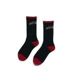 HELLRAZOR Arch Logo Sox -Black/Red