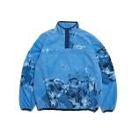 HELLRAZOR Inapot Flower Fleece Jacket - Flower Blue