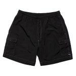 HELLRAZOR Ripstop Cargo Swim Shorts - Black