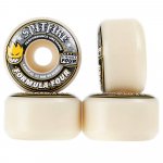 Spitfire F4 99 Duro Conical Yellow Print 54mm - Wheel