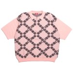 HELLRAZOR Hr Corps Knitted Polo Shirt - Pink