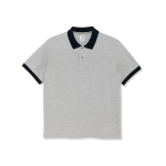 POLAR SKATE CO. Duo Polo Shirt - Heather Grey