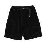 EVISEN Stitched Corduroy Shorts - Black