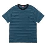 HELLRAZOR Mini Logo Striped Shirt - Navy