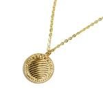 HELLRAZOR KISS YOU CHAIN with Pouch- BRASS GOLD PLATED