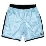 HELLRAZOR Chain Striped Basketball Shorts - Light Blue