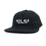 HOTEL BLUE Logo Hat - Black 