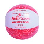 HELLRAZOR NWO BEER LABEL BEACH BALL design by TOYA HORIUCHI 