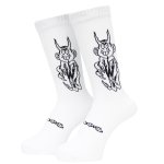 WHIMSY Devil Socks -White,Black