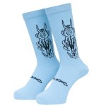 WHIMSY Devil Socks -L.BLUE,Cement