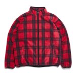 HELLRAZOR Check Fleece Jacket - Red/Black