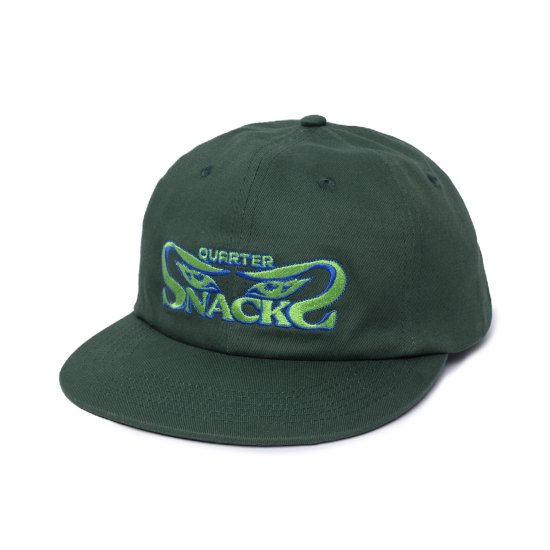 QuarterSnacks Eyes Cap - Green- waveystore