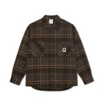 POLAR SKATE CO. Mike LS Shirt/Flannel - Brown Mauve