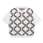 <img class='new_mark_img1' src='https://img.shop-pro.jp/img/new/icons5.gif' style='border:none;display:inline;margin:0px;padding:0px;width:auto;' />HELLRAZOR H Chain Polo Knit - White