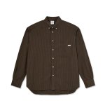 POLAR SKATE CO. Ben LS Shirt / Poplin - Brown