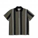 POLAR SKATE CO. Herring Bone Jacques Shirt - Khaki Green