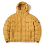 <img class='new_mark_img1' src='https://img.shop-pro.jp/img/new/icons5.gif' style='border:none;display:inline;margin:0px;padding:0px;width:auto;' />HELLRAZOR H Chain Suede Hooded Down Jacket - Yellow