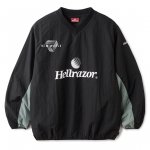 <img class='new_mark_img1' src='https://img.shop-pro.jp/img/new/icons5.gif' style='border:none;display:inline;margin:0px;padding:0px;width:auto;' />HELLRAZOR Trademark Logo Pullover Jacket - Black