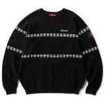 HELLRAZOR H Chain Line Crewknit - Black