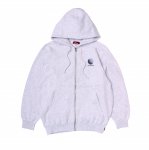 <img class='new_mark_img1' src='https://img.shop-pro.jp/img/new/icons5.gif' style='border:none;display:inline;margin:0px;padding:0px;width:auto;' />HELLRAZOR Logo Emb Full Zip Hoodie - Ash Grey