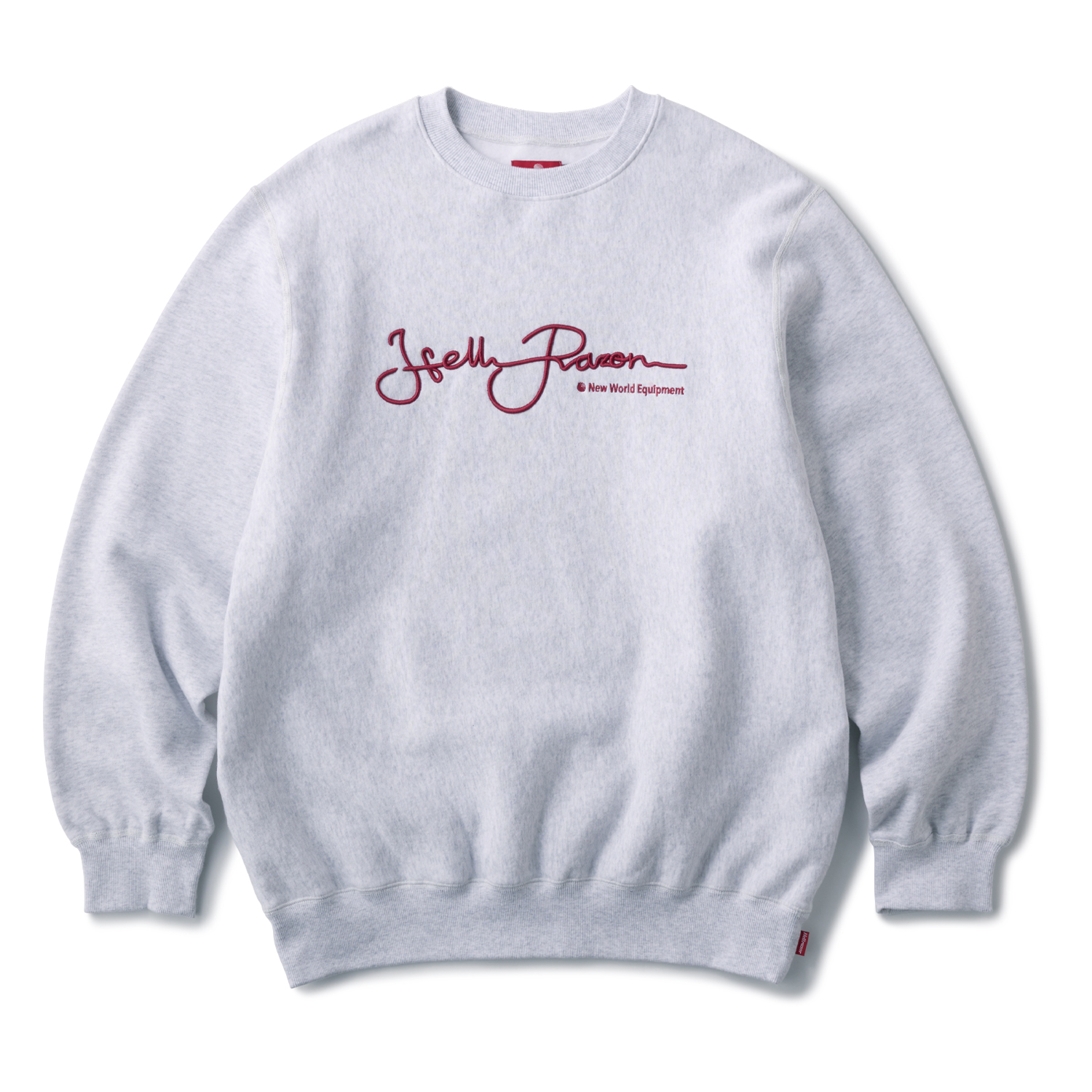 HELLRAZOR New World Equipment Crewneck - Grey - Waveystore HELLRAZOR New World Equipment Crewneck - Grey - Waveystore