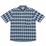 <img class='new_mark_img1' src='https://img.shop-pro.jp/img/new/icons5.gif' style='border:none;display:inline;margin:0px;padding:0px;width:auto;' />YARDSALE YS Knitted Short Sleeved Shirt - Blue White