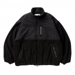 TBPR T Quilt Fleece Jacket - Black