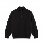 <img class='new_mark_img1' src='https://img.shop-pro.jp/img/new/icons5.gif' style='border:none;display:inline;margin:0px;padding:0px;width:auto;' />POLAR SKATE CO.Frankie Half Zip Sweater - Black