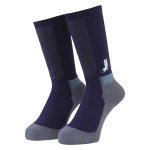 <img class='new_mark_img1' src='https://img.shop-pro.jp/img/new/icons5.gif' style='border:none;display:inline;margin:0px;padding:0px;width:auto;' />WHIMSY Wool Trecker Socks- Navy/White/Steel